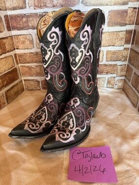 Old Gringo Black and Purple Aza 9.5